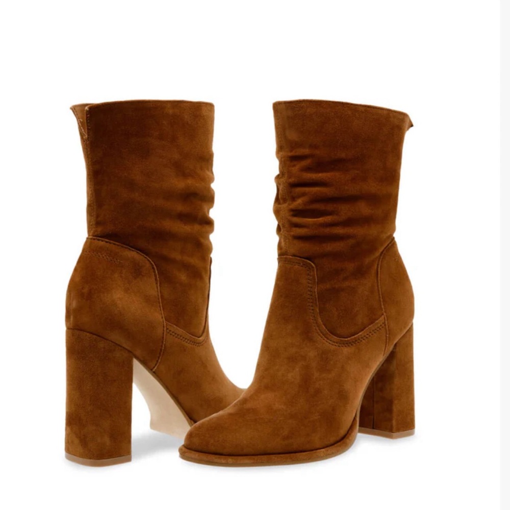 Steve Madden Vector Boot in Chestnut Suede Size 9.5 - Picture 1 of 16